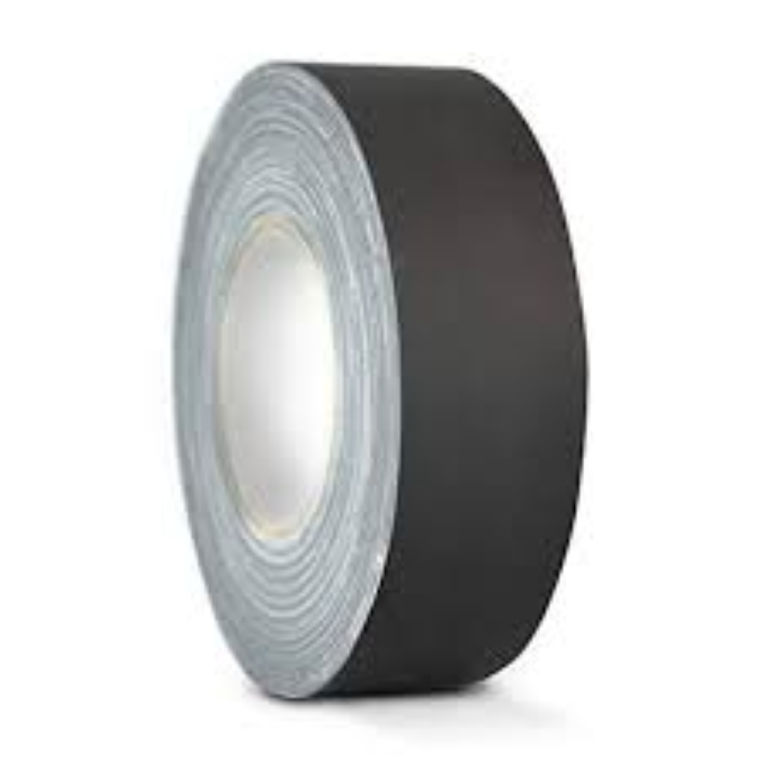 Clipp Cloth Tape 2"x25m (50mm) Black CP-BTF2025-BK